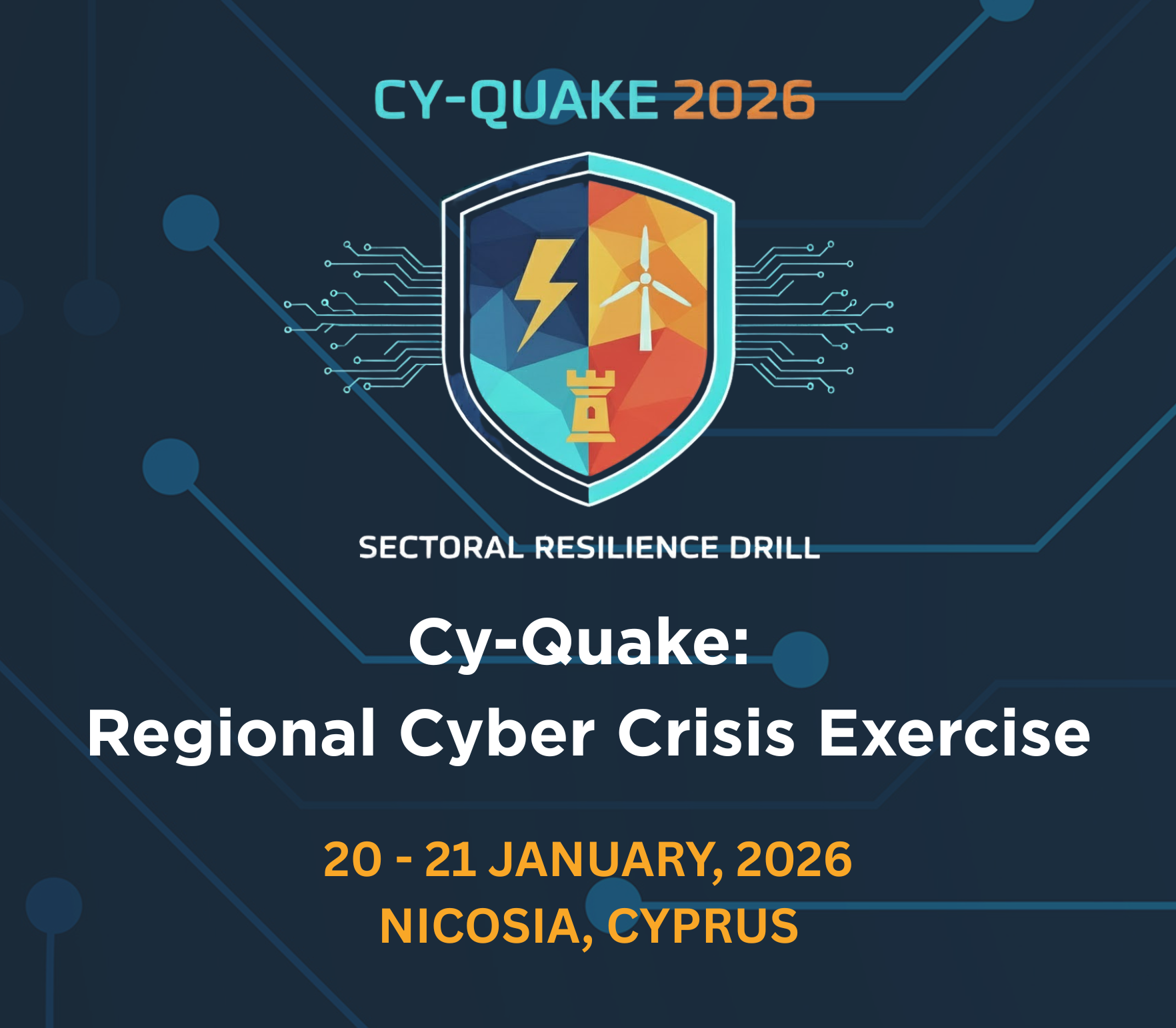 Cy-Quake 2026: Ενίσχυση της Κυβερνοανθεκτικότητας και της Περιφερειακής Συνεργασίας